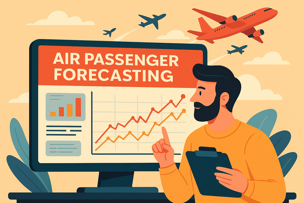 Air Travel Time Series Forecast Seasonal